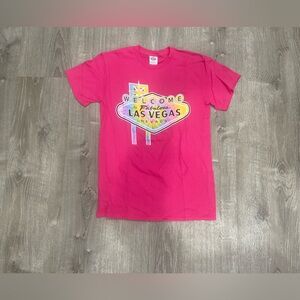 Pink Las Vegas Graphic T-Shirt women’s